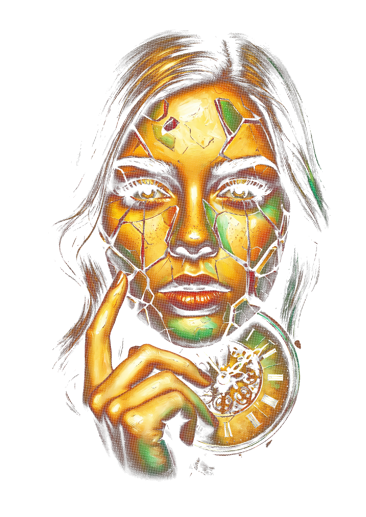 Surreal portrait design